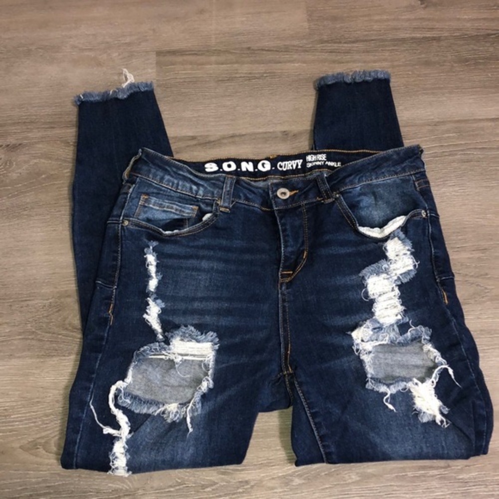 COPY - Song brand high rise skinny jeans
